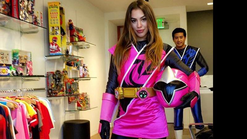 A atriz Chrystiane Lopes será a nova Ranger Rosa de Power Rangers - Foto: Reprodução/ Instagram