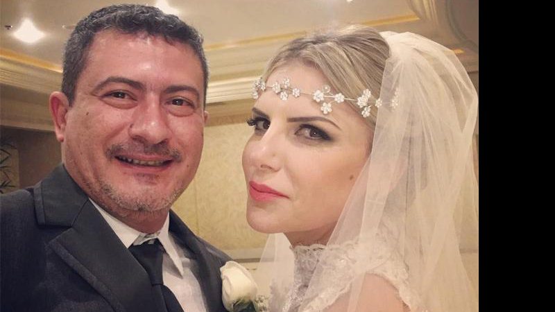 Tom Veiga e Alessandra renovaram os votos de casamento após 10 anos juntos - Foto: Reprodução/ Instagram