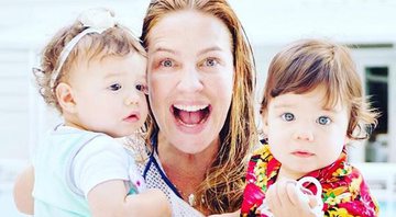 Luana Piovani com os gêmeos, Liz e Bem - Foto: Reprodução/ Instagram