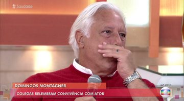 Antonio Fagundes se emocionou com poema dedicado a Domingos Montagner - Foto: TV Globo