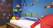 Quarto temático de Super Mario Bros. disponível no Airbnb - Foto: Reprodução/ Airbnb