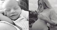 O pequeno Anacã e a mamãe Candice Swanepoel - Foto: Rerpodução/ Instagram