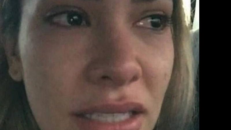 Adriana Sant’Anna chora após assalto no Rio - Foto: Reprodução/ Instagram