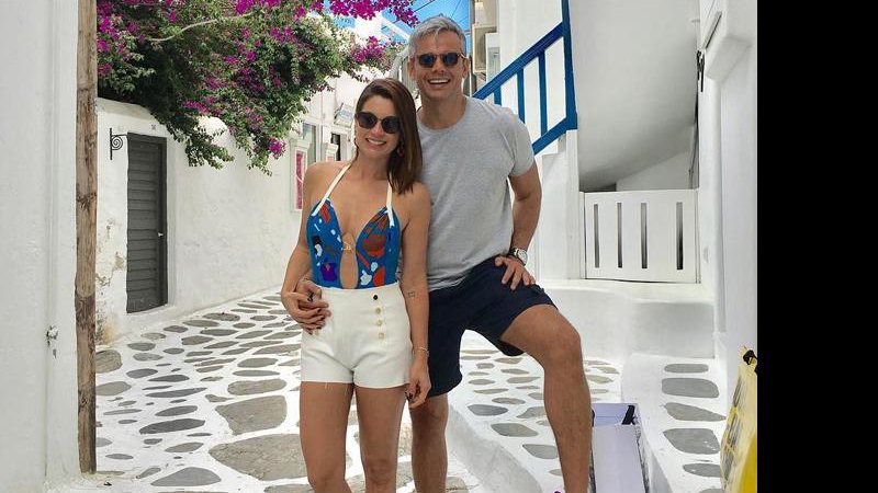 Otaviano Costa e Flávia Alessandra mostram fotos das férias na Grécia - Foto: Reprodução/ Instagram