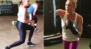 Hortência pratica boxe, dança e complementa os cuidados com o corpo com malhação na academia - Foto: Reprodução/ Instagram