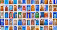 Portas das residências no Marrocos - Foto: Keep Calm and Wander