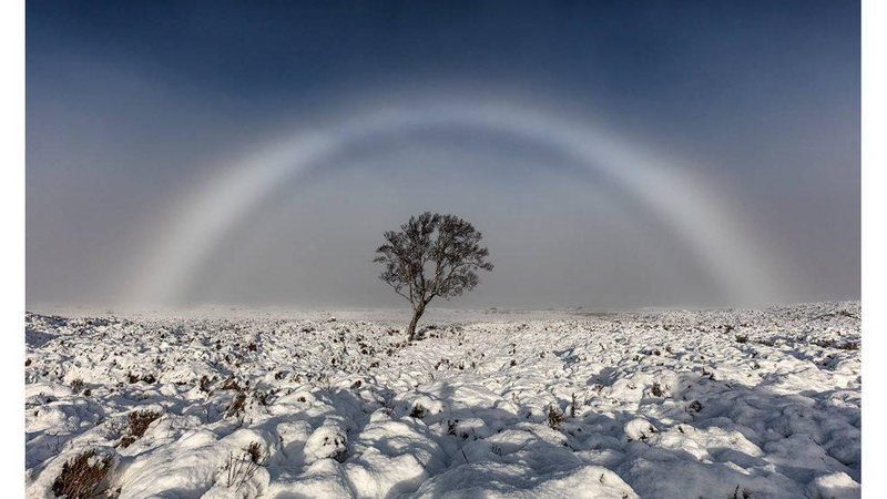 O arco-íris branco capturado por Melvin Nicholson - Foto: Melvin Nicholson