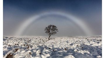 O arco-íris branco capturado por Melvin Nicholson - Foto: Melvin Nicholson