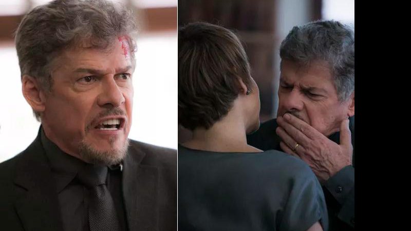 Tião tenta beijar Helô e acaba levando a pior - Foto: TV Globo/ Raphael Dias/ Gshow