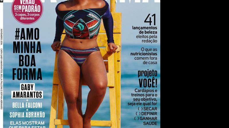 Gaby Amarantos na capa da revista Boa Forma - Foto: Reprodução/ Facebook