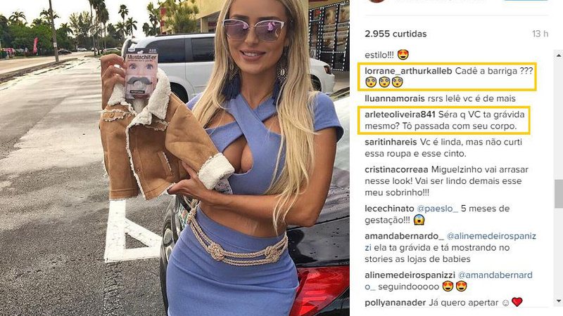 Letícia Santiago chama a atenção no Instagram por causa da barriga pequena - Foto: Reprodução/ Instagram