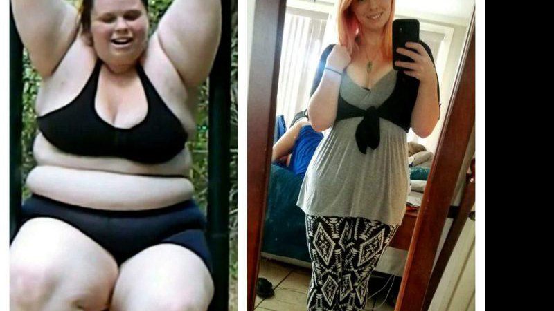 Hurley antes e depois de perder 87 quilos - Foto: Imgur/ Hurleyyy831