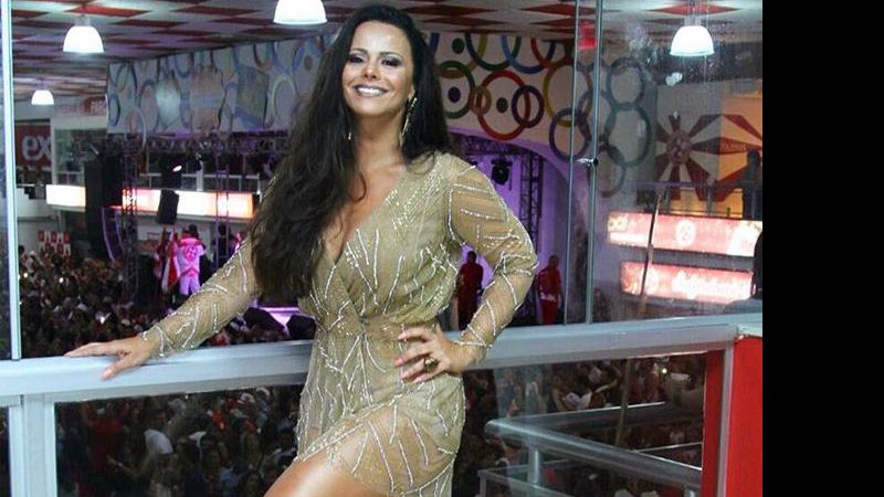 Viviane Araújo é rainha de bateira da Salgueiro - Foto: Reprodução/ Instagram
