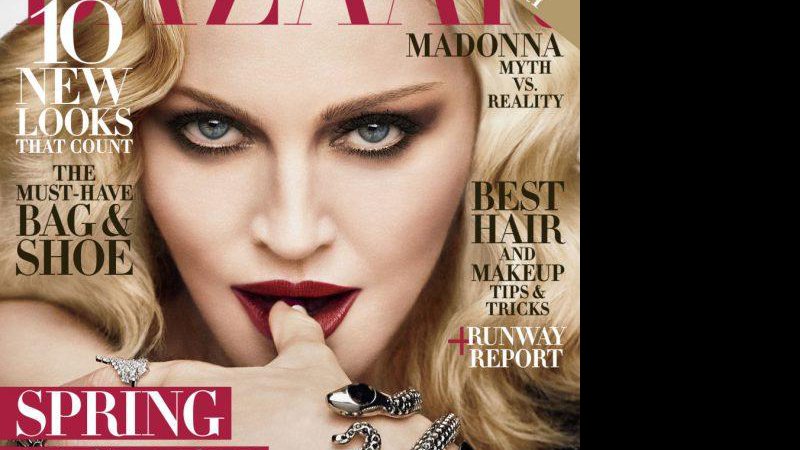 Madonna em seu ensaio para a Happer’s Bazzar - Foto: Divulgaçao / Happer’s Bazzar
