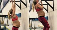 Sara Wiss treinou até a 41ª semana da gestação - Foto: Reprodução/ Instagram