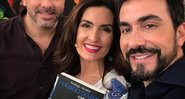 Fábio de Melo e Rodrigo Alvarez em sua participaram do Encontro com Fátima Bernardes - Foto: Reprodução/ Instagram