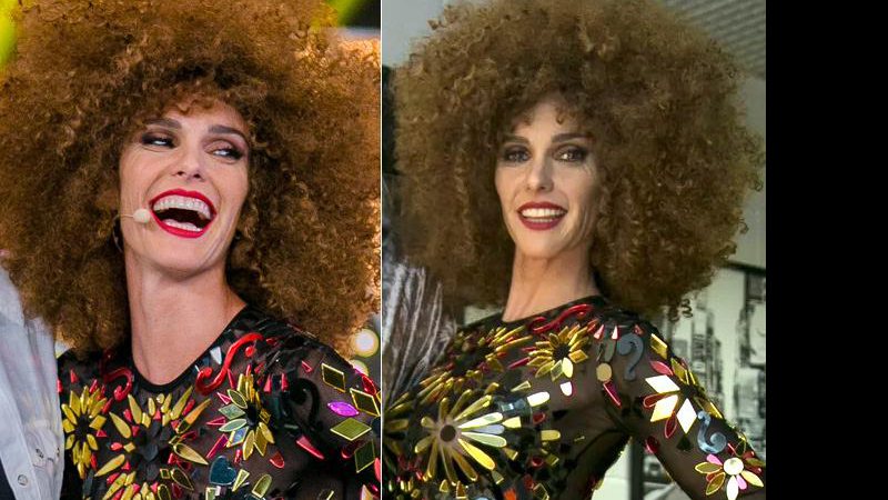 Fernanda Lima foi transformada em velhinha para Amor & Sexo - Foto: TV Globo/ Raquel Cunha e TV Globo/ Isabella Pinheiro/ Gshow