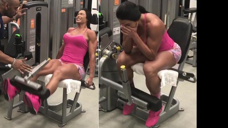 Gracyanne Barbosa leva corpo ao limite em treino - Foto: Reprodução/ Instagram