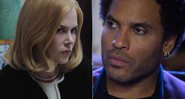 Nicole Kidman em cena de Olhos da Justiça, e Lenny Kravitz, em Jogos Vorazes: Em Chamas - Foto: Reprodução