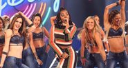 Ludmilla em sua participação no Domingão do Faustão - Foto: Reprodução/ Instagram