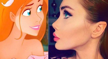 Pixee modificou o corpo para ficar mais parecida com Giselle, personagem do desenho animado Encantada, da Disney - Foto: Reprodução/ Instagram