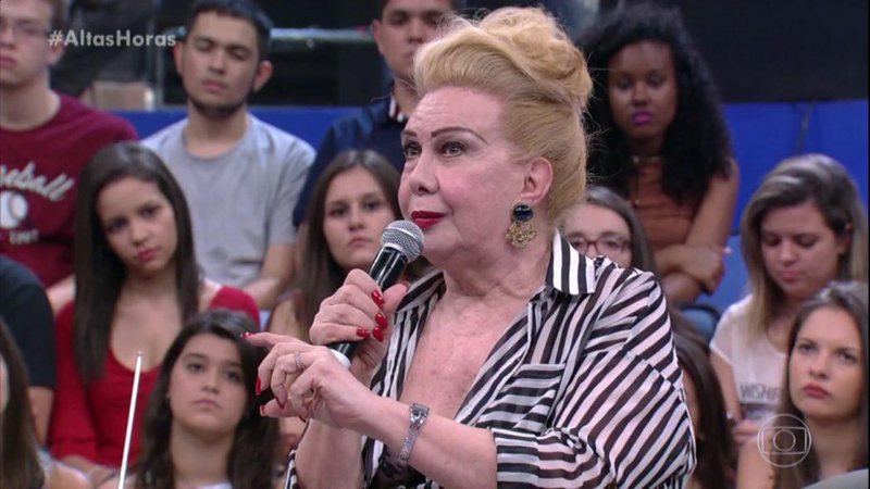 Rogéria em sua participação no Altas Horas - Foto: TV Globo