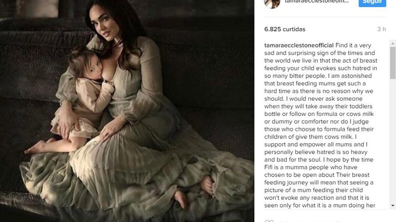 Tamara Ecclestone posou com a filha, Sophia, de quase 3 anos - Foto: Reprodução/ Instagram