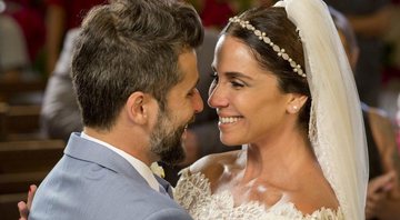Alice (Giovanna Antoneli) vai se casar com Mario (Bruno Gagliasso) em Sol Nascente - Foto: TV Globo/ Felime Monteiro/ Gshow