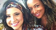 Francis Helena e Aretha Oliveira trabalham juntas na peça Chapeuzinho Vermelho e o Valor de um Sorriso - Foto: Reprodução/ Instagram