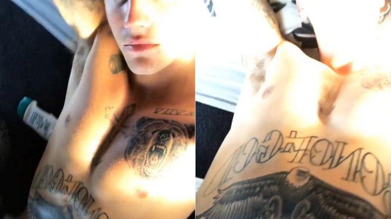 Justin Bieber exibe novas tatuagens - Foto: Reprodução/ Instagram