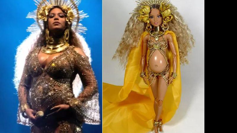 Marcus Baby criou uma boneca de Beyoncé grávida - Foto: Reprodução/ Marcus Baby