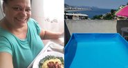 Tia Léa recebe turistas e serve refeições no morro do Vidigal - Foto: Reprodução/ Facebook