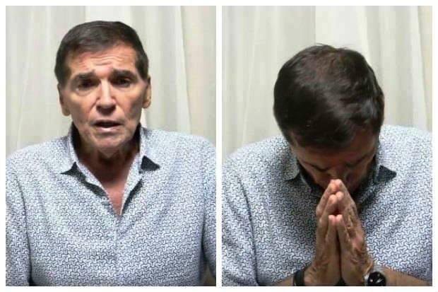 Jerry Adriani não está mais internado na UTI do hospital Vitória, no Rio de Janeiro - Foto: Reprodução/ Facebook