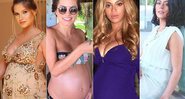 Andressa Suíta, Bruna Hamú, Beyoncé e Carol Castro serão mamães em breve - Foto: Reprodução/ Instagram | Montagem: CENAPOP