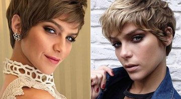 Isabella Santoni antes e depois de mudar o visual - Foto: Reprodução/ Instagram