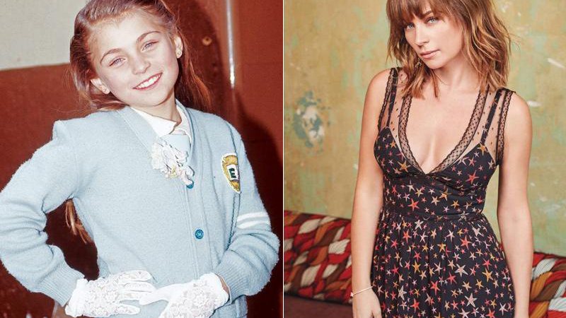 Ludwika Paleta na época em que interpretava Maria Joaquina, na versão original de Carrossel, e atualmente, aos 38 anos - Foto: Reprodução/ Instagram