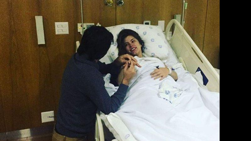 Diego pediu Bruna em casamento após o nascimento do filho - Foto: Reprodução/ Instagram
