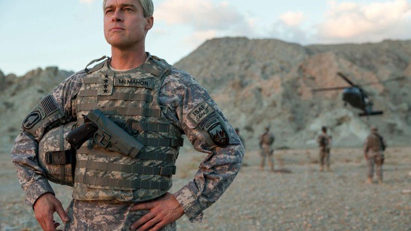 Brad Pitt em cena do filme War Machine - Foto: Divulgação