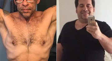 Leandro Hassum antes e depois de emagrecer 70 quilos - Foto: Reprodução/ Instagram