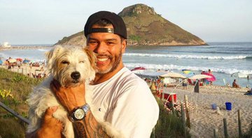 Maurício Mattar e seu cão, Buda - Foto: Reprodução/ Instagram