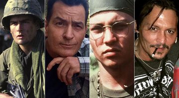 Johnny Depp, Charlie Sheen e Kevin Dillon comemoram os 30 anos do filme Platoon - Foto: Reprodução/ Instagram
