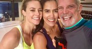 Paolla Oliveira, Érica Paes e Raul Gazolla nos bastidores de A Força do Querer - Foto: Reprodução/ Instagram