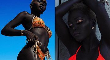 Aos 24 anos, Nyakim Gatwech é considerada um ícone no mundo da moda - Foto: Reprodução/ Instagram