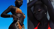 Aos 24 anos, Nyakim Gatwech é considerada um ícone no mundo da moda - Foto: Reprodução/ Instagram