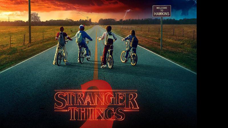 Pôster oficial da segunda temporada de Stranger Things - Foto: Divulgação