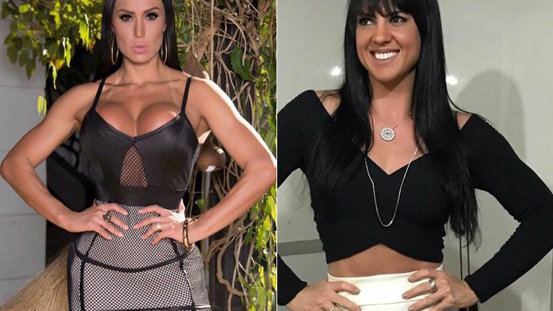 Gracyanne Barbosa e Graciele Lacerda têm semelhanças que vão além dos músculos - Foto: Reprodução/ Instagram