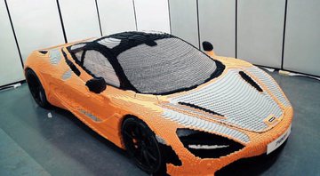 McLaren 720S foi construída com 280 mil peças de LEGO - Foto: Reprodução