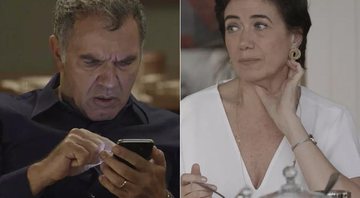 Eurico percebe saque indevido e comenta com Silvana - Foto: TV Globo