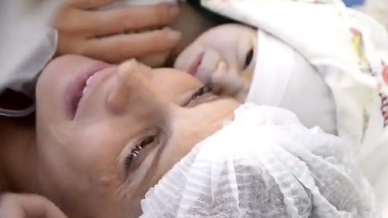 Maíra Charken mostrou o nascimento de Gael, seu primeiro filho, em vídeo - Foto: Reprodução/ Instagram