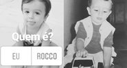 Rocco e Felipe Andreoli na infância - Foto: Reprodução/ Instagram
